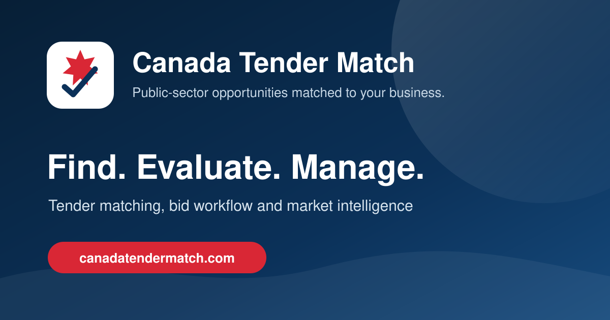 Construction Tenders in Canada | Canada Tender Match
